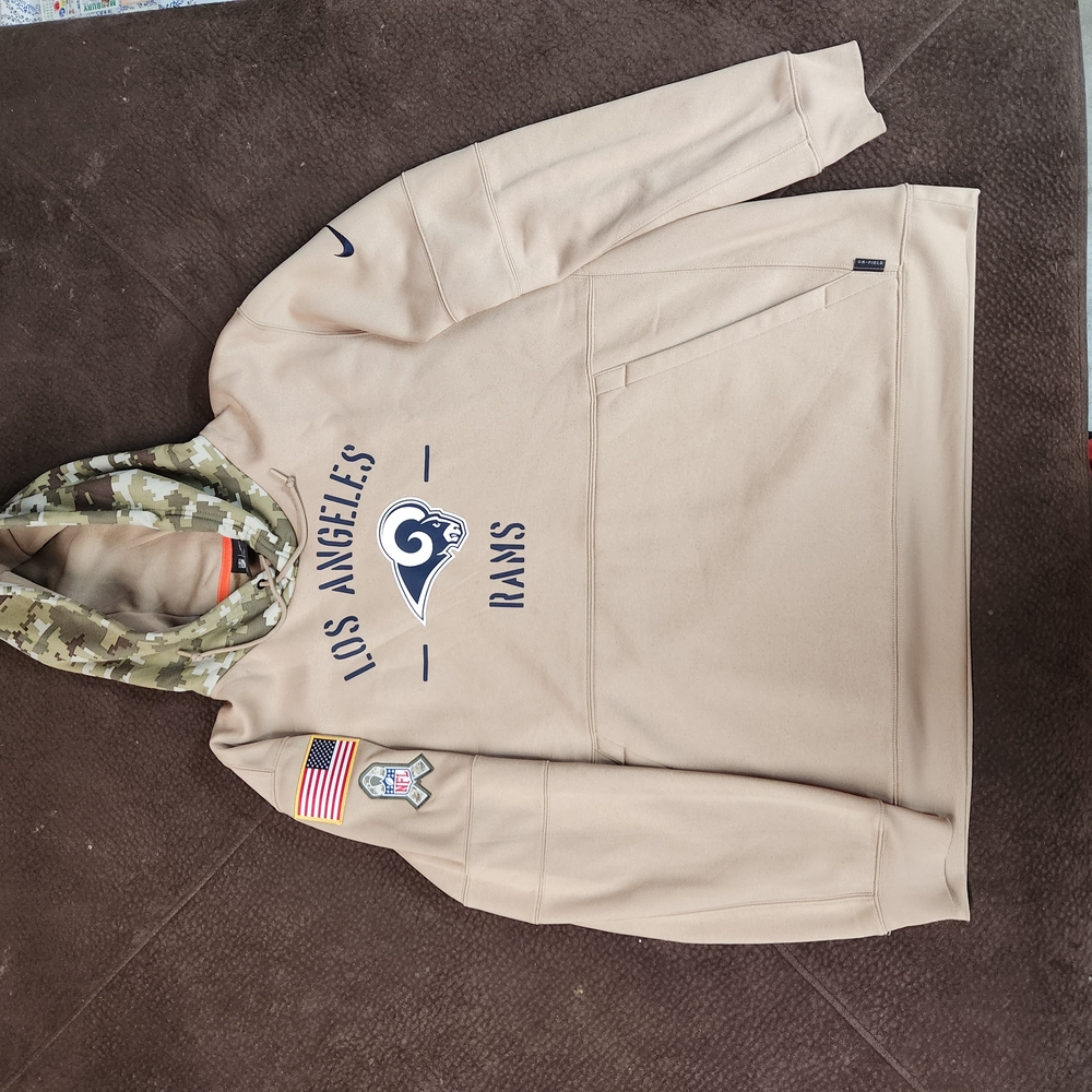 Los Angeles Rams Tan Hoodie